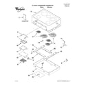 Whirlpool G9CE3065XB00 cooktop parts diagram
