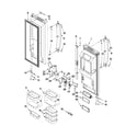 KitchenAid KFIS27CXBL2 refrigerator door parts diagram