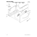 KitchenAid KUDD03DTBL3 front panel parts diagram
