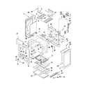 Whirlpool GFG464LVS2 chassis parts diagram