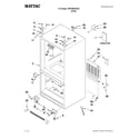 Maytag MFF2558VEW3 cabinet parts diagram