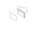 Maytag MFF2558VEW3 freezer door parts diagram