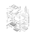 Maytag MFF2558VEW3 shelf parts diagram