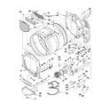 Maytag MGDE250XL0 bulkhead parts diagram