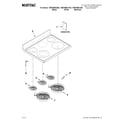 Maytag YMET8665XS00 cooktop parts diagram