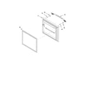 Maytag MBF2258XEQ1 freezer door parts diagram
