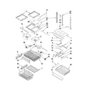 Jenn-Air JFC2089WTW2 shelf parts diagram