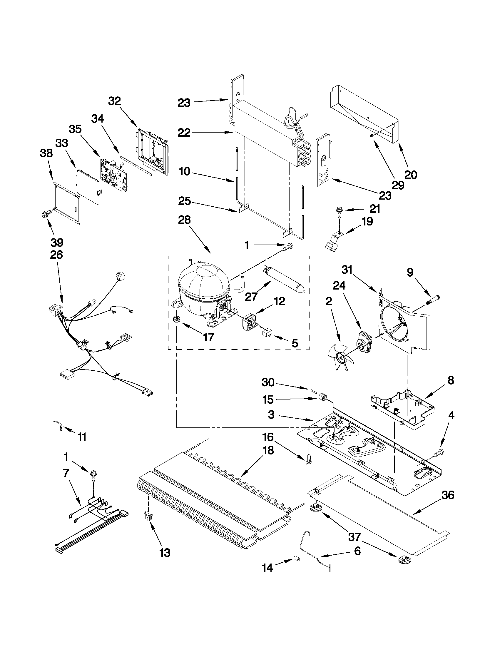 Maytag MFD2562VEW3 unit parts diagram