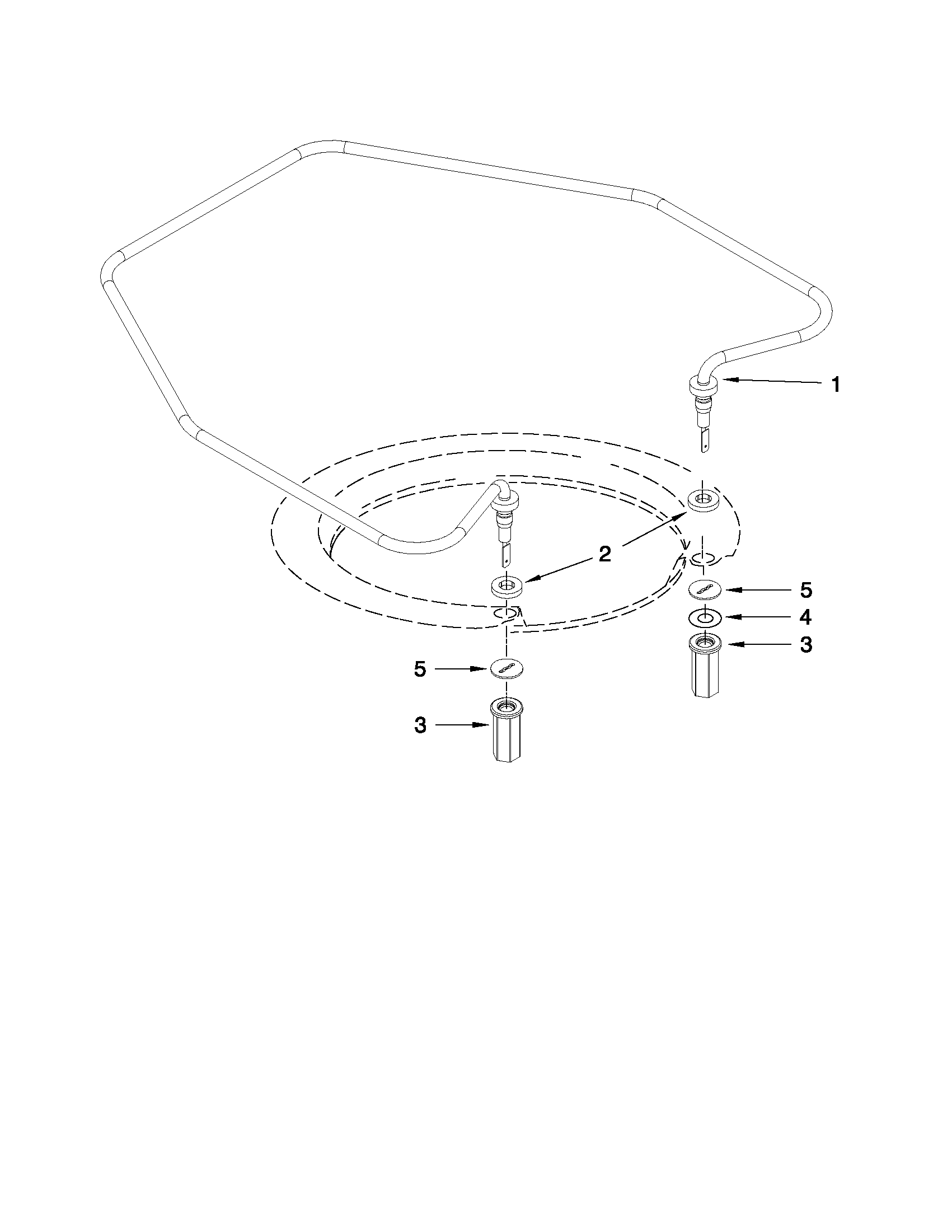 Whirlpool GU3000XTXQ1 heater parts diagram