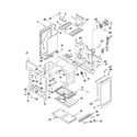 Whirlpool GFG471LVB2 chassis parts diagram