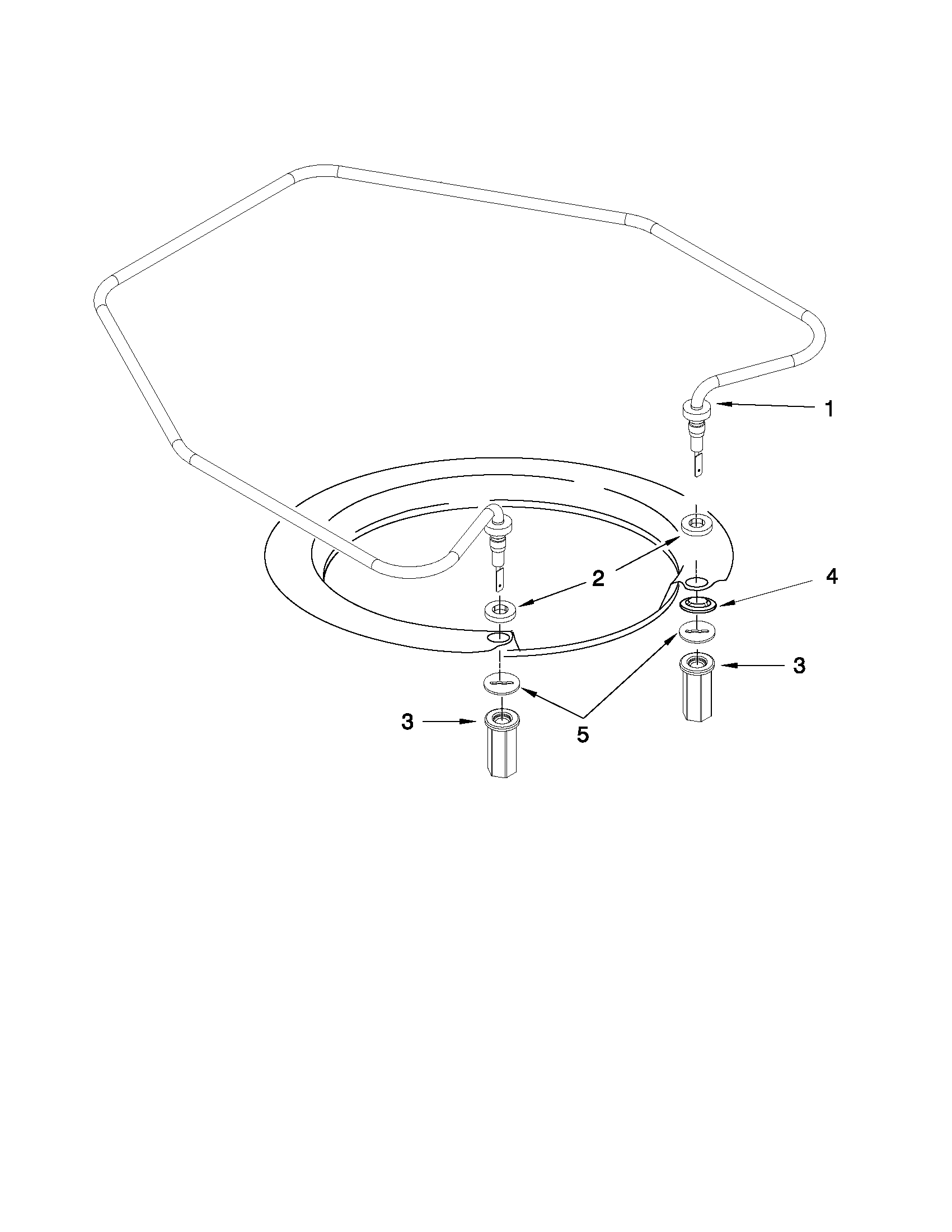 Whirlpool GU3200XTXB2 heater parts diagram
