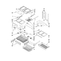 Whirlpool GX5FHDXVB04 shelf parts diagram