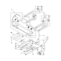 Maytag MGR7775WS1 manifold parts diagram