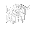 Maytag MGR7775WS1 door parts diagram