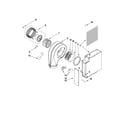 Jenn-Air JGD8348CDP16 blower unit parts diagram