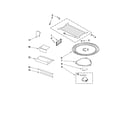 Whirlpool GMH5184XVQ1 turntable parts diagram