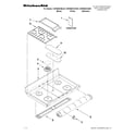 KitchenAid KGRS505XBL00 cooktop parts diagram