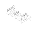 KitchenAid KGRS505XBL00 upper door parts diagram
