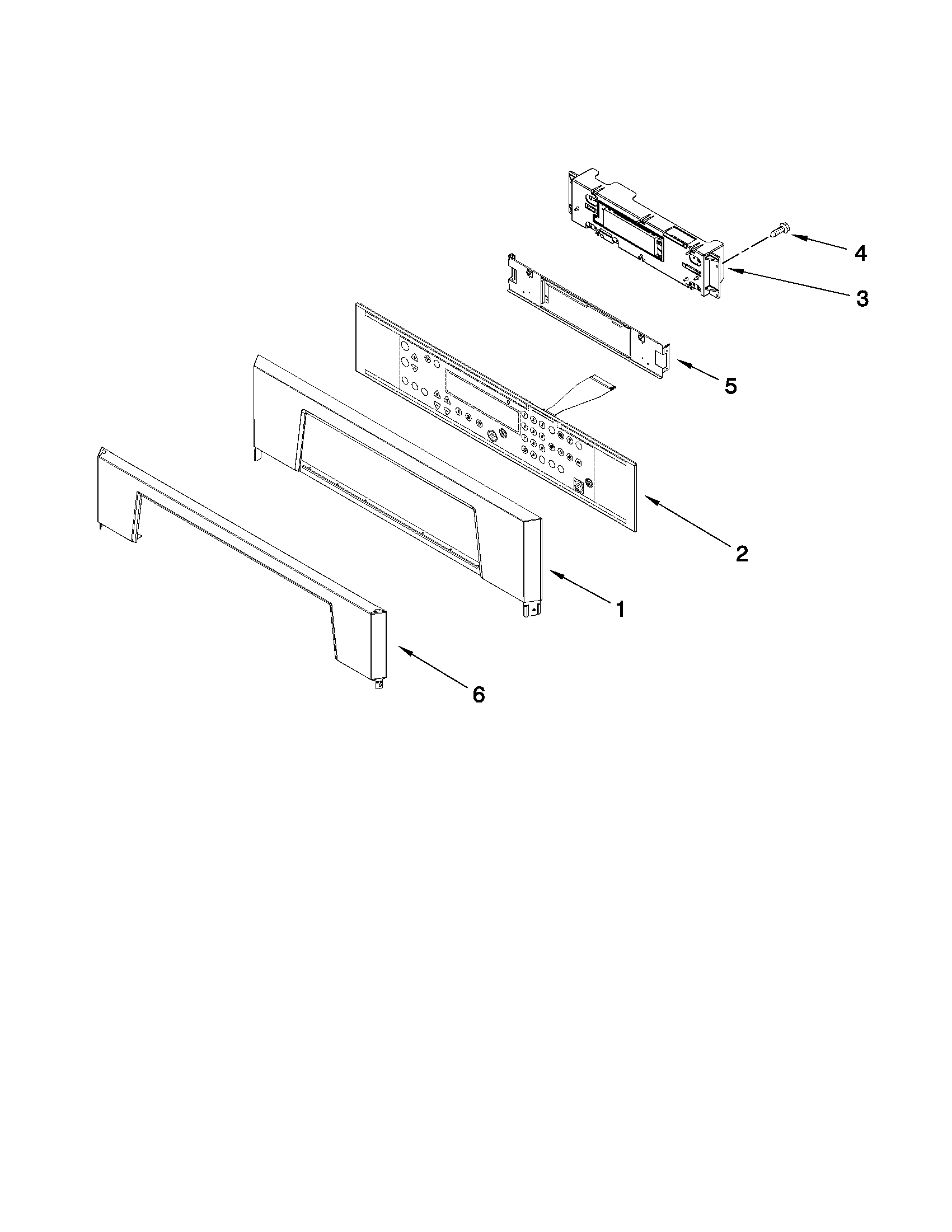 Whirlpool RBS277PVQ03 control panel parts diagram