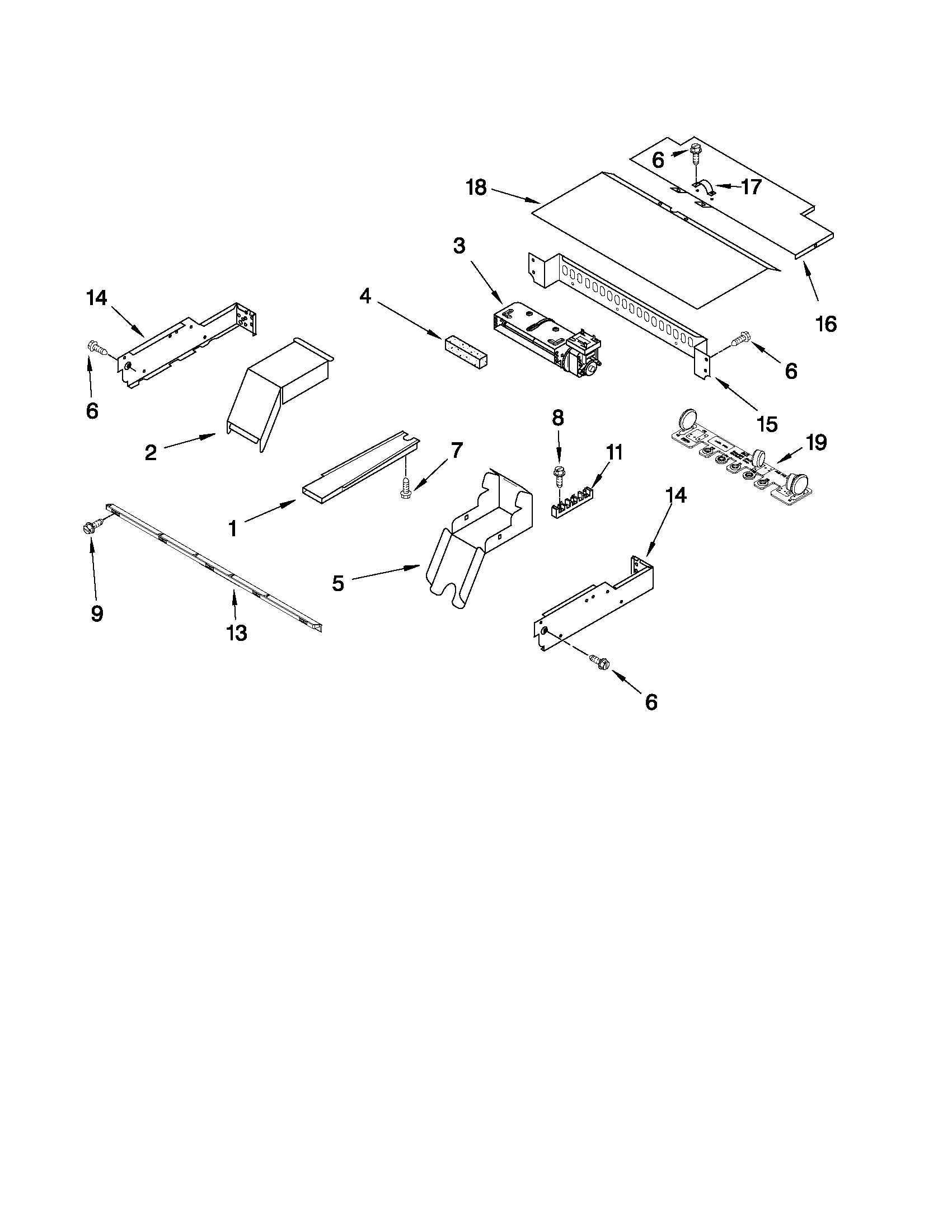 Whirlpool RBS277PVQ03 top venting parts diagram