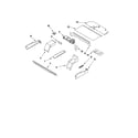 Whirlpool RBD307PVB03 top venting parts diagram