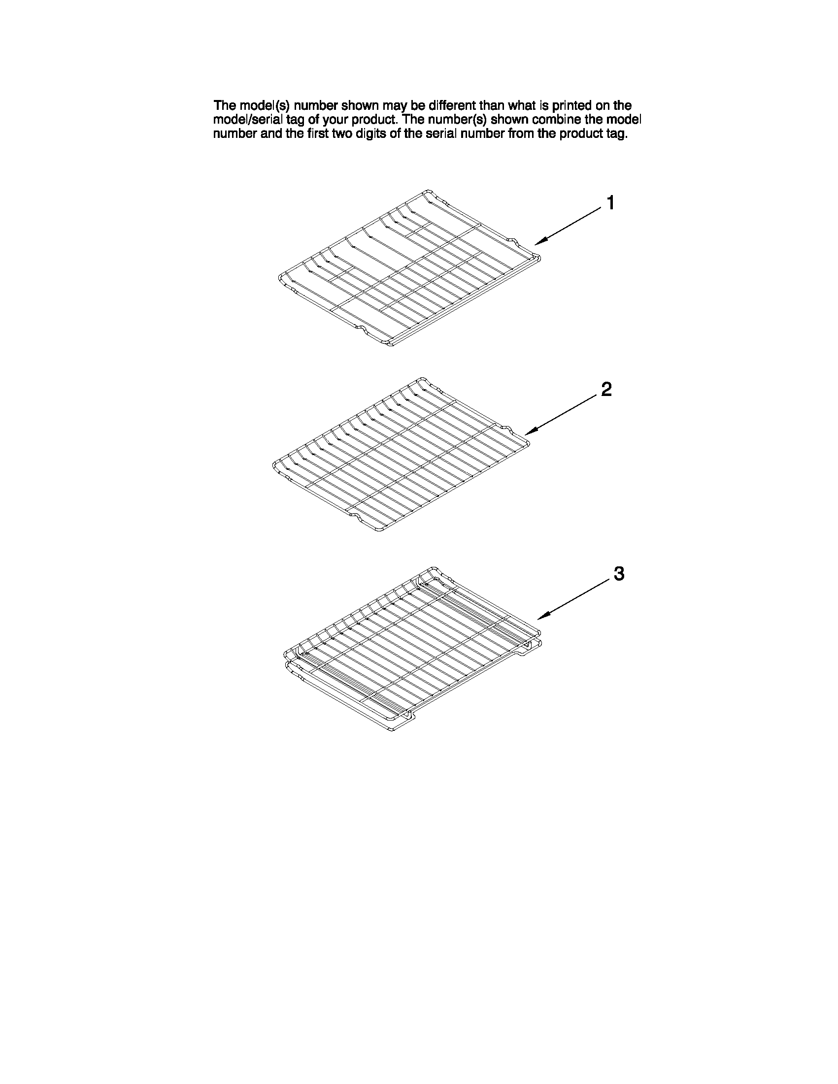 Maytag MGR6775BDS19 rack parts diagram