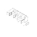Maytag MGR6775BDS20 lower door parts diagram