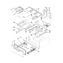 Maytag MFX2571XEM2 shelf parts diagram