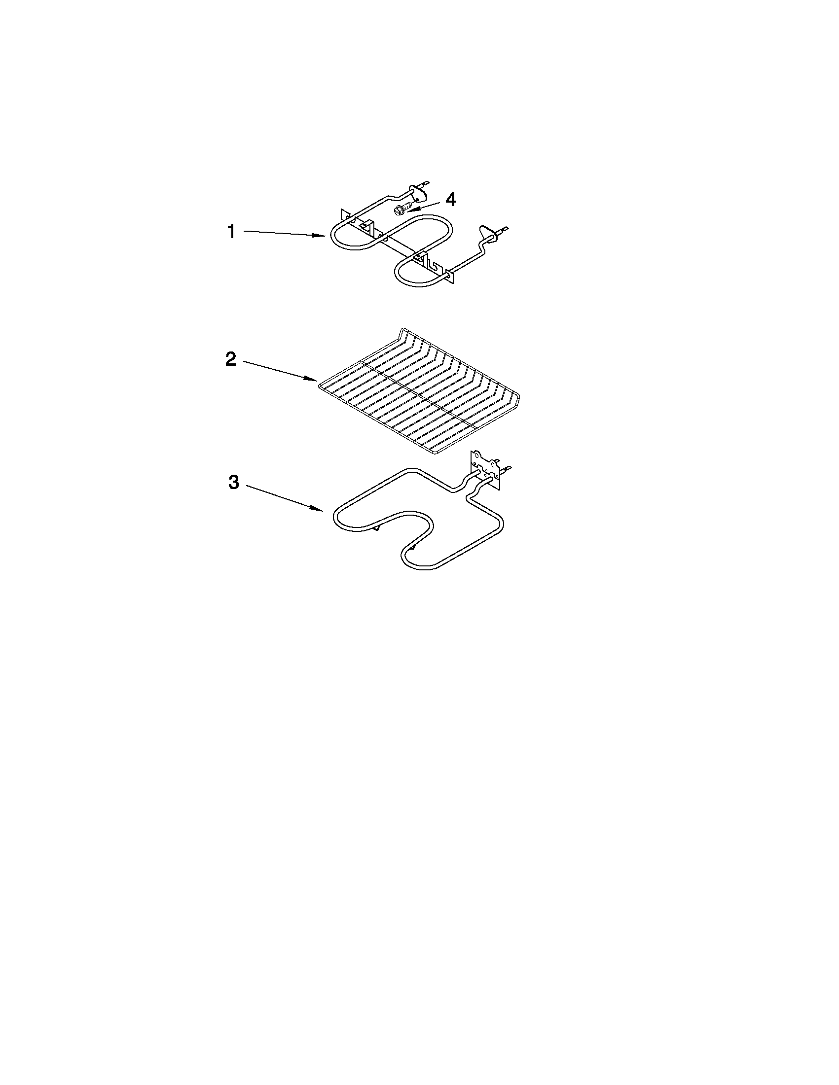 Whirlpool RBS275PVB04 internal oven parts diagram