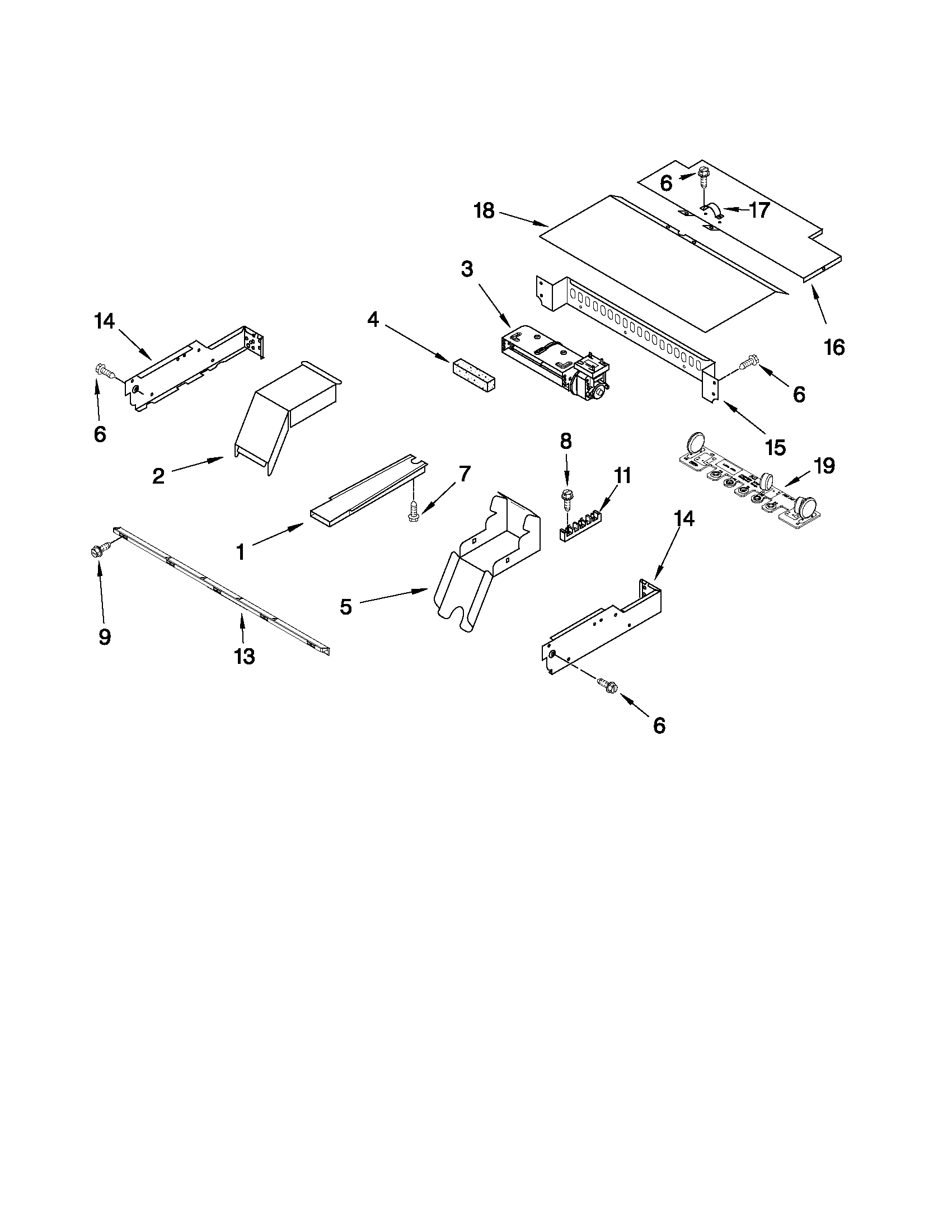Whirlpool RBS275PVB04 top venting parts diagram