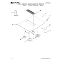 Jenn-Air JES9800CAR00 cooktop parts diagram