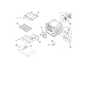 KitchenAid KEBC147VBL03 internal oven parts diagram