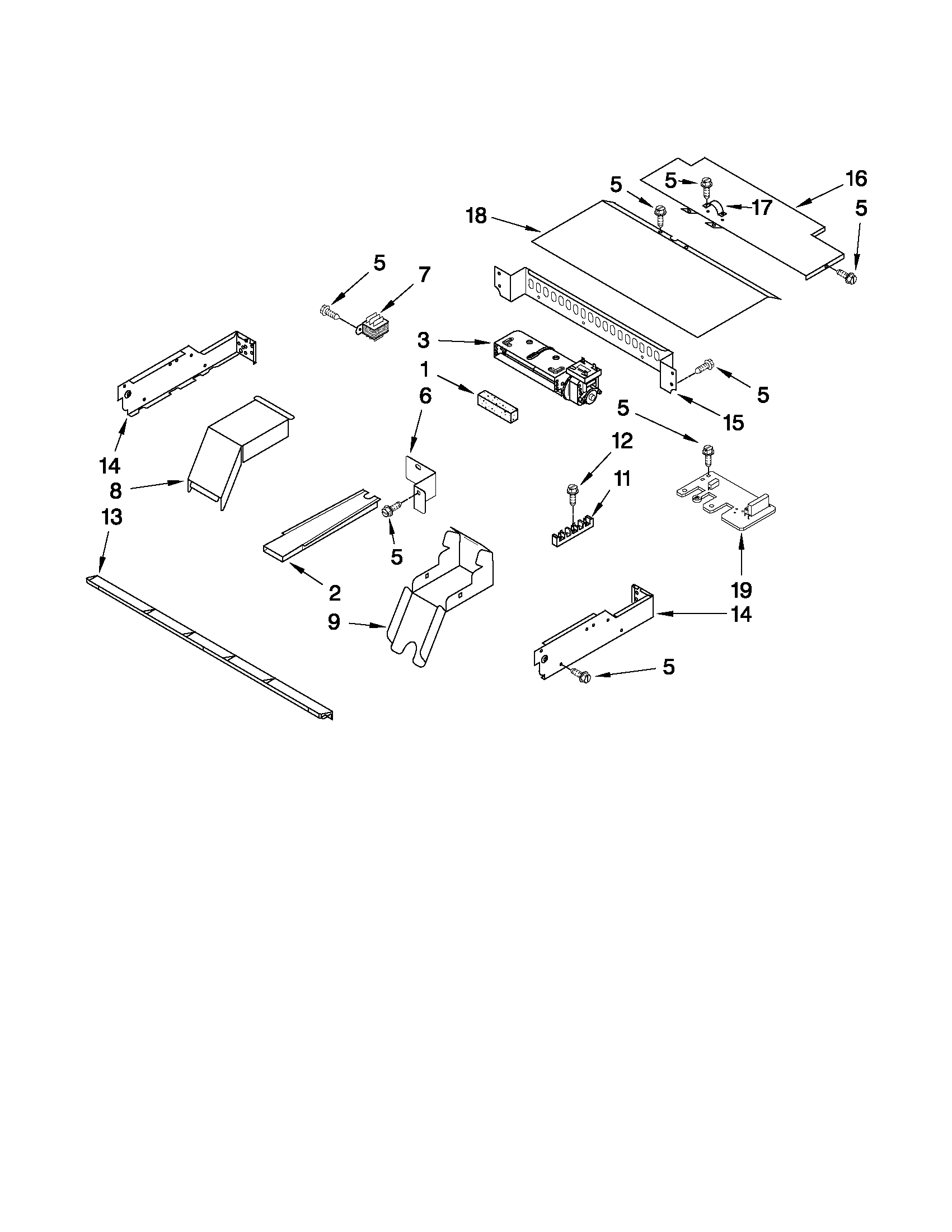 KitchenAid KEBC247VWH03 top venting parts diagram
