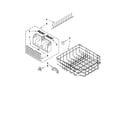 Whirlpool GU2475XTVQ2 lower rack parts diagram
