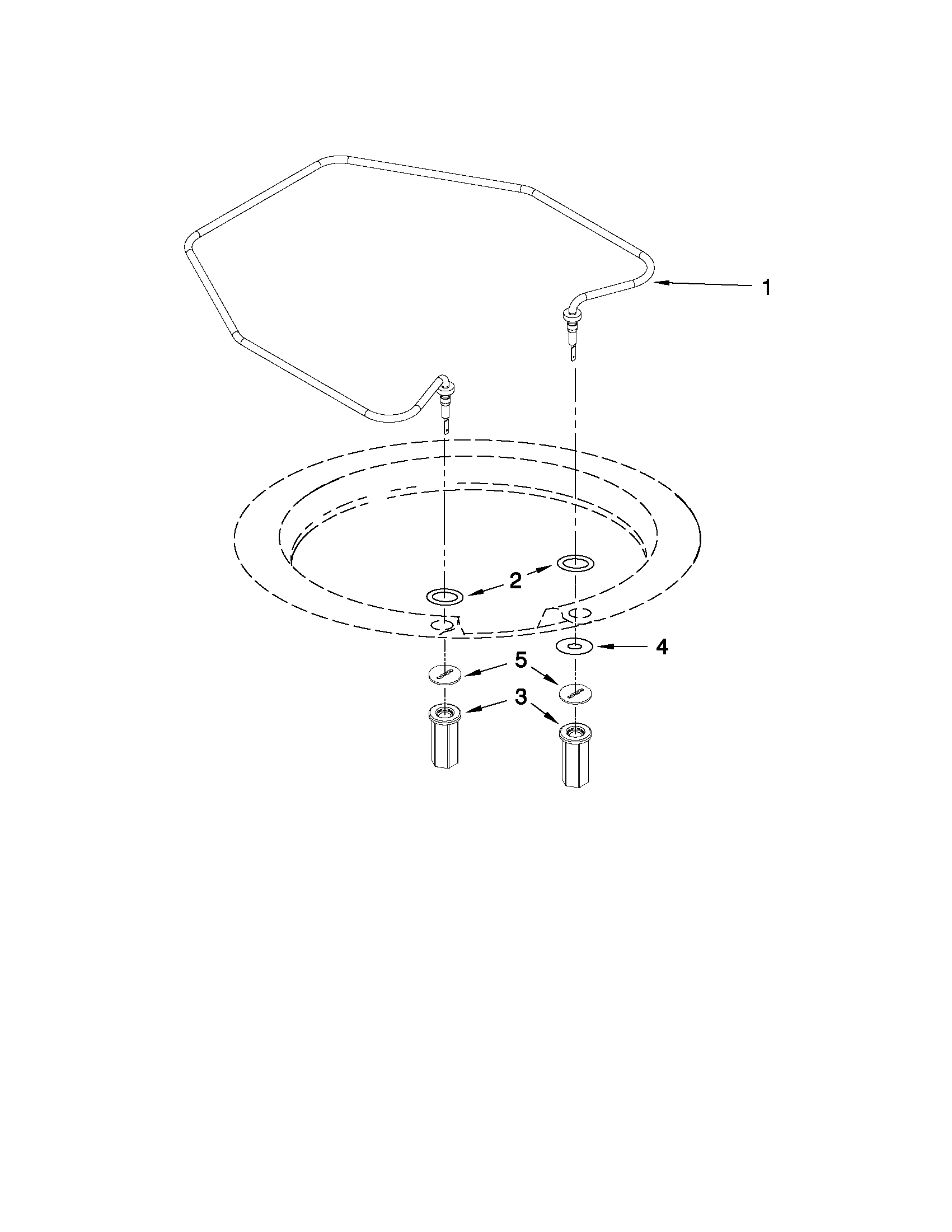 Jenn-Air JDB3200AWS4 heater parts diagram