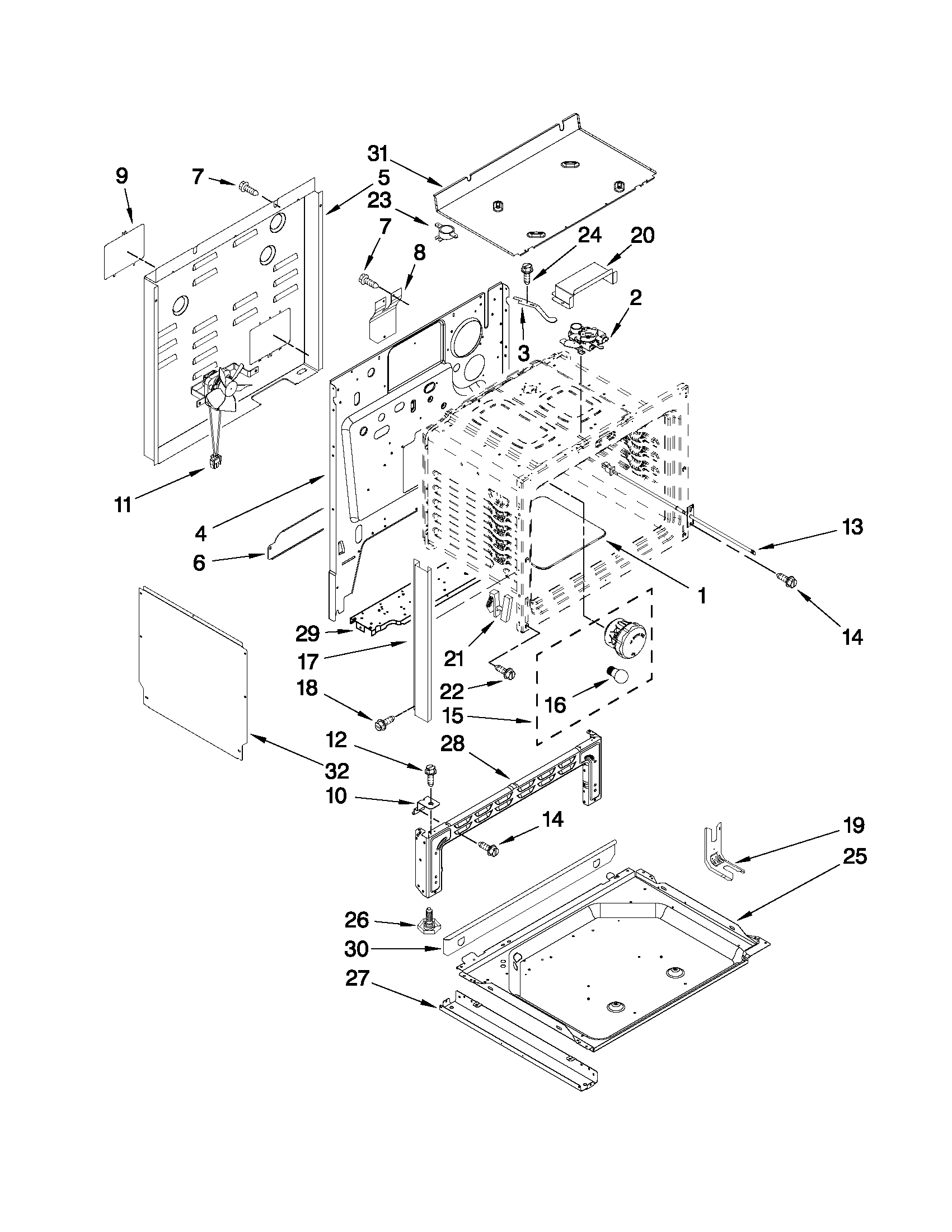 Ikea ISG650VS12 chassis parts diagram