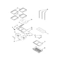 Whirlpool GI7FVCXWB01 shelf parts diagram