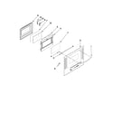 KitchenAid KERS505XBL00 lower door parts diagram