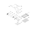 KitchenAid KERS505XBL00 internal oven parts diagram