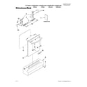 KitchenAid KUDS40FVBL5 door and panel parts diagram