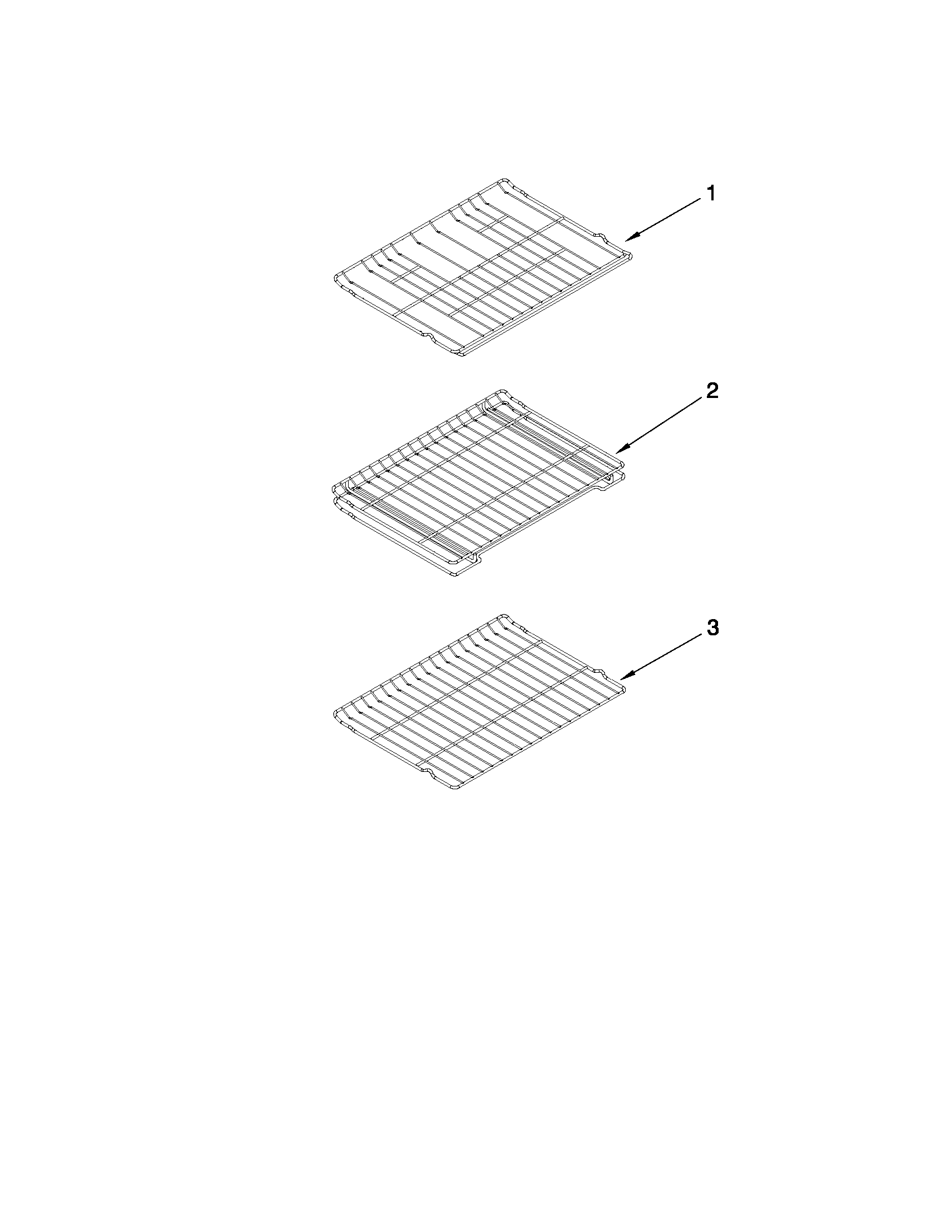 Maytag MGR6775BDQ17 rack parts diagram