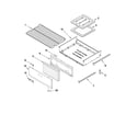 Whirlpool WFG114SVQ0 oven & broiler parts diagram