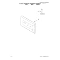 Maytag UMC5200BAS06 microwave door parts diagram