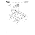 Whirlpool WFG114SWB0 cooktop parts diagram