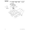 Maytag MGRH865QDQ1 cooktop parts diagram