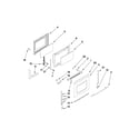 Maytag MGRH865QDQ1 door parts diagram