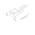 Maytag MGRH865QDQ1 drawer and rack parts diagram