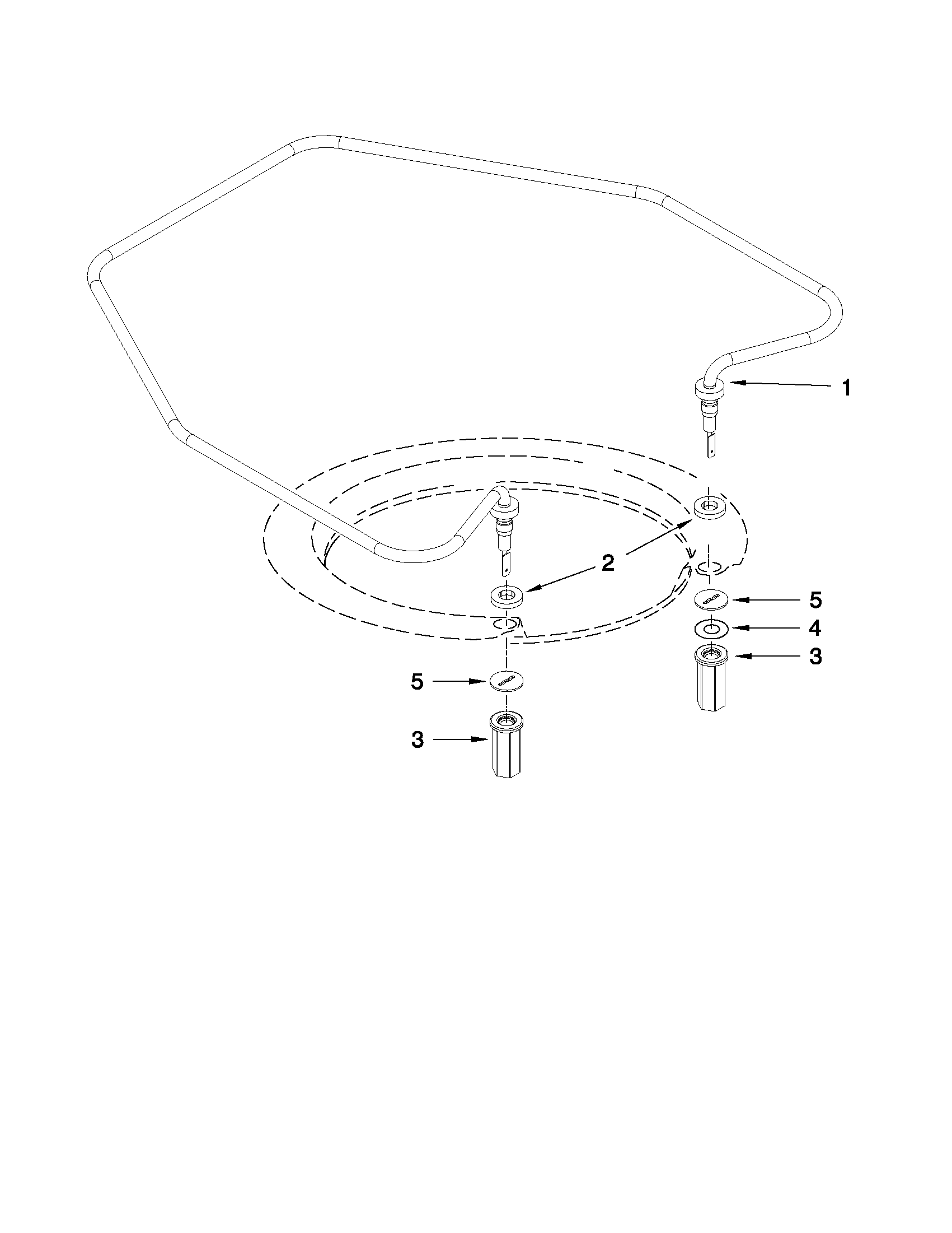 Whirlpool GU3000XTXB2 heater parts diagram