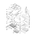 Maytag MFD2562VEW4 shelf parts diagram