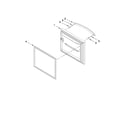 KitchenAid KBRS20EVWH3 freezer door parts diagram